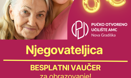 Besplatno obrazovanje – njegovateljica